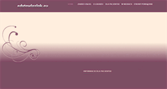Desktop Screenshot of edytawlazlak.eu